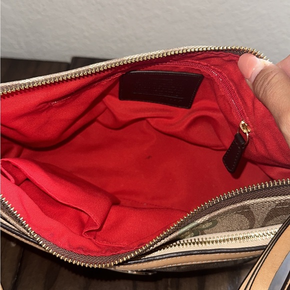 COACH Peyton Signature Clover Hobo Bag 22223 With Matching Wallet - Picture 13 of 15